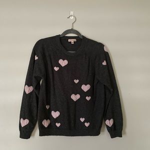 Philosophy Cashmere Heart Sweater